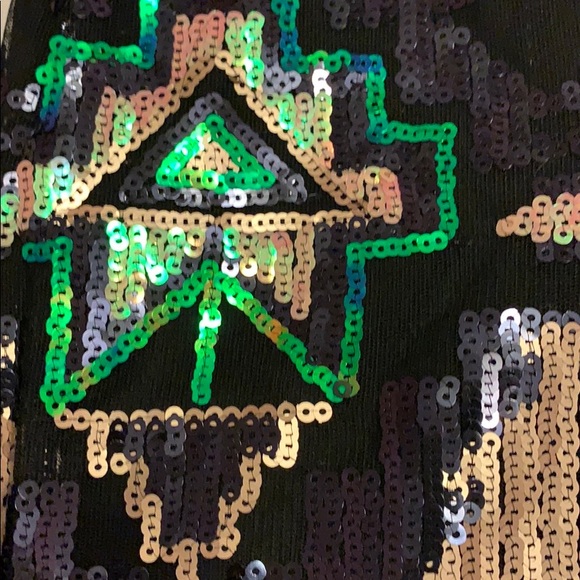 Aztec If Sequin Skirt - Picture 2 of 4